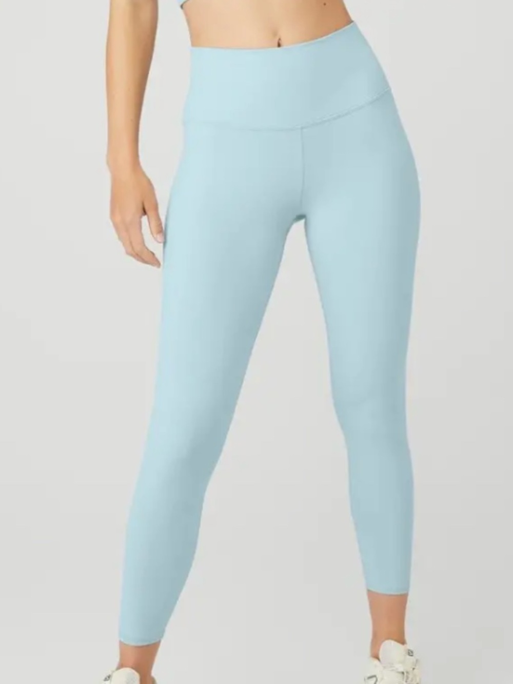 Alo Yoga 7/8 High-Waist Airbrush Legging - Chalk Blue XS
